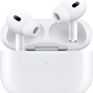 สำหรับผู้ใช้ใหม่เท่านั้น [เพียง ฿99.99]：Apple AirPods Pro (รุ่นที่ 2) หูฟังไร้สายแบบ Ear Buds พร้อมการชาร์จแบบ USB-C, ตัดเสียงรบกวนแบบแอ็คทีฟมากขึ้นถึง 2 เท่า, หูฟังบลูทูธ, โหมดฟังเสียงรอบข้าง, ระบบเสียงปรับตามสภาพแวดล้อม, และเสียงรอบทิศทางส่วนบุคคล